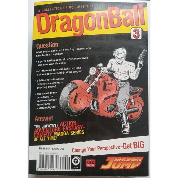 Dragon Ball VIZBIG Edition Vol. 3 Akira Toriyama 2009 G+ - Picture 2 of 3